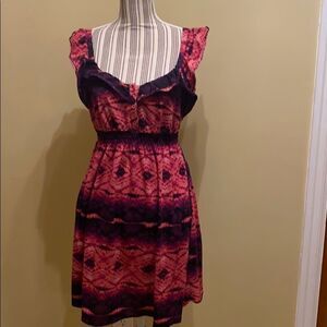 ♥️ 3/$20 No Boundries Tie Dye Juniors Dress